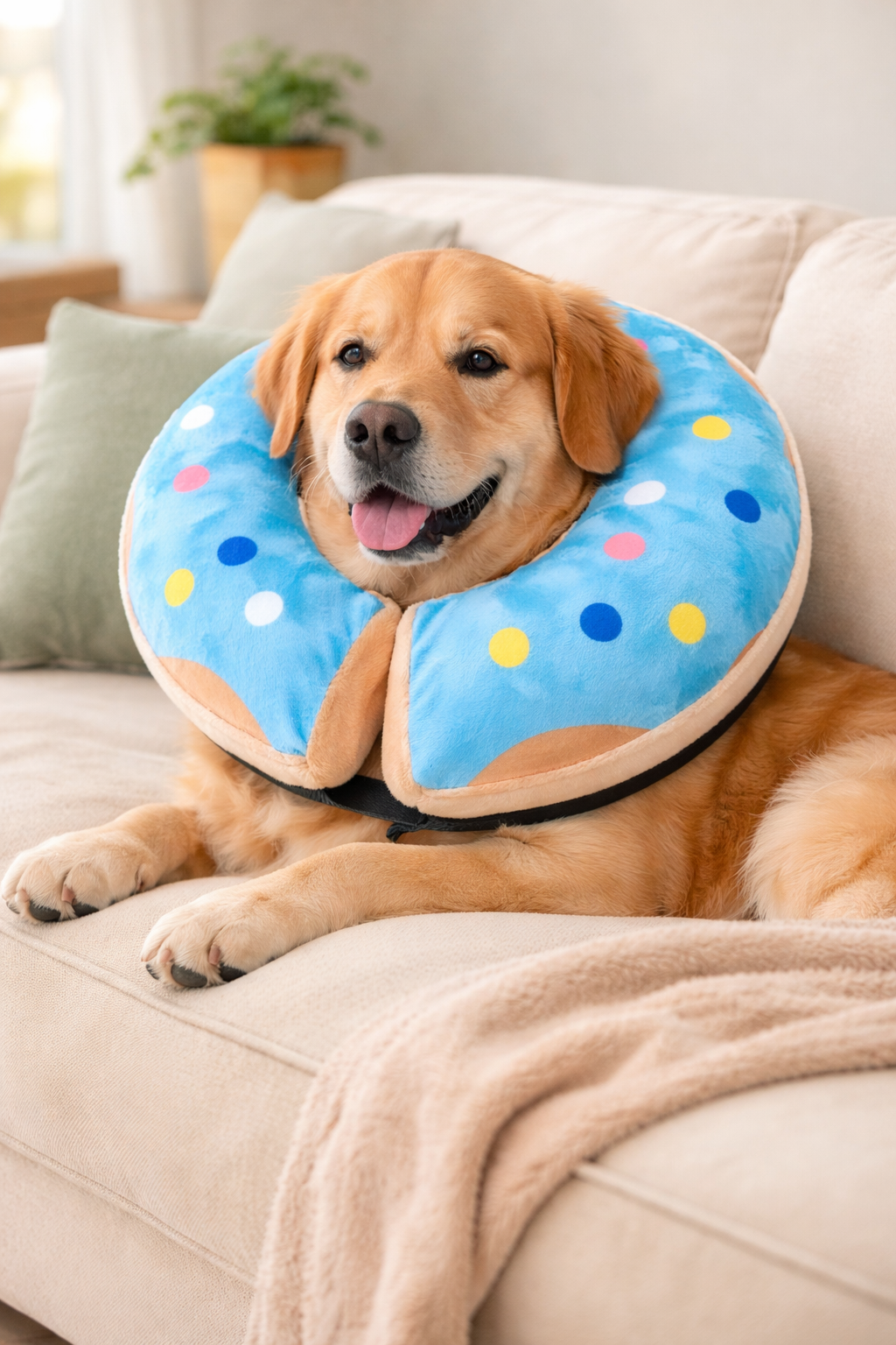 Comfy Cone™ – Soft Recovery Collar for Dogs
